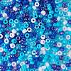 1200Pcs 2 Style 3 Colors Mixed Effect Acrylic European Beads OACR-SZ0001-28-3