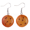 Resin Food Model Dangle Earrings PW-WG3638D-04-1