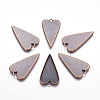 Tibetan Style Alloy Big Pendant Cabochon Settings LS-X-RLF11251Y-NF-1