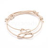 Adjustable Korean Waxed Polyester Cord Bracelets Sets BJEW-JB06182-4