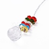 Crystal Teardrop Beaded Wall Hanging Decoration Pendant Decoration HJEW-G019-01B-3