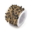 304 Stainless Steel Enamel Link Chains AJEW-Z028-09G-11-2