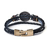 Braided Leather Cord Retro Multi-strand Bracelets LS-BJEW-L616-20C-3