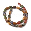Painted Glass Beads Strands GLAA-Z021-16-2