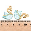 304 Stainless Steel Enamel Pendants STAS-G398-20G-03-3