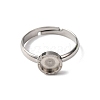 304 Stainless Steel Adjustable Ring Components X-STAS-B098-02B-P-2