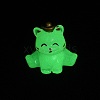 Luminous Resin Lucky Cat Display Decorations DJEW-P020-01D-1