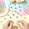 300Pcs Transparent Acrylic Beads ACRP-PA0001-01C-3