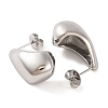 Non-Tarnish 304 Stainless Steel Stud Earrings EJEW-G395-22P-2