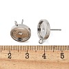 201 Stainless Steel Stud Earring STAS-C117-01A-P-3