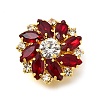 Golden Tone Alloy Rhinestone Buttons LS-BUTT-WH0051-02D-G-1