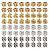 80Pcs 4 Colors Brass Rhinestone Beads KK-TA0002-11B-1