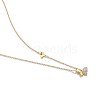 925 Sterling Silver Butterfly Pendants Necklaces for Women NJEW-BB67370-B-2
