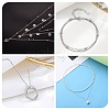 1M Rhodium Plated 925 Sterling Silver Curb Chains STER-BBC0007-95-6