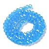 Baking Electroplate Glass Beads Strands DGLA-A039-J6MM-B12-2