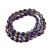 Electroplate Glass Beads Strands EGLA-B005-01A-FR03-2