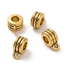 Tibetan Style Alloy Tube Bails FIND-H038-50AG-3