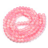 Crackle Baking Painted Imitation Jade Glass Beads Strands DGLA-T003-8mm-02-3