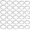 SOFPLATE 600Pcs 3 Styles 304 Stainless Steel Split Rings STAS-SP0001-64-1