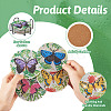 5D DIY Diamond Painting Cup Mat Kits DIY-TAC0021-09A-52