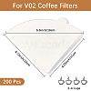 100Pcs Paper Coffee Filters FIND-WH20007-39B-2