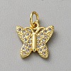 Brass Micro Pave Cubic Zirconia Charms KK-WH20001-13A-1