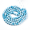 Baking Paint Glass Beads Strands DGLA-N012-8mm-05-2