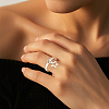 24Pcs 304 Stainless Steel Finger Ring Settings STAS-BBC0010-09A-5
