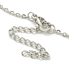 304 Stainless Steel Cable Chain Necklaces NJEW-H040-14P-3