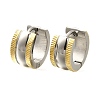 304 Stainless Steel Hoop Earrings for Women EJEW-C096-48GP-2