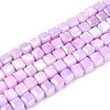 Anti-Tarnish Electroplate Glass Beads Strands GLAA-T025-4mm-10E-1