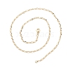 Brass Figaro Chains Necklace for Women NJEW-P265-20G-3