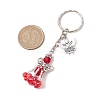 Glass Beaded Keychains KEYC-MZ00031-03-3