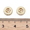 Brass Micro Pave Clear Cubic Zirconia Beads KK-Z059-01G-2