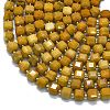 Natural Yellow Mookaite Beads Strands G-K389-A45-01-3