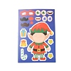 8Pcs Christmas Theme Cartoon PVC Waterproof Stickers STIC-P014-01A-3