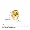Geometric Spiral 304 Stainless Steel Rings PQ1918-3-2