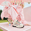 10 Styles Alloy Enamel/Rhinestone/Resin Imitation Pearl Shoe Charms AJEW-OC0015-30-5