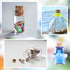DELORIGIN 8Pcs 8 Colors Mini High Borosilicate Glass Bottle Bead Containers BOTT-DR0001-01-7