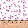 6/0 Baking Paint Transparent Fringe Glass Seed Beads X1-SEED-N006-06G-4