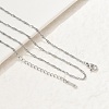 Brass Singapore Chain Necklaces for Women NJEW-Q020-01P-1