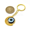 Alloy Pendant with Translucent Resin Cabochons Keychains KEYC-JKC01139-3