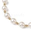 Round Acrylic Imitation Pearl Beads Necklace & Dangle Earring Sets for Women SJEW-JS01304-5