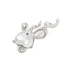 Rack Plating Alloy Glass Pendants FIND-Z054-01P-01-2