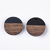Resin & Walnut Wood Pendants RESI-S358-02C-08-1-2