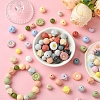 48Pcs 14 Styles Food Grade Eco-Friendly Silicone Focal Beads DIY-YW0008-83A-6