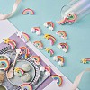 36 Pieces 12 Styles Glitter Powder Rainbow Pendants JX250A-3