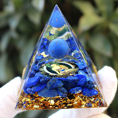 Orgonite Pyramid Resin Energy Generators PW-WG94568-05-1