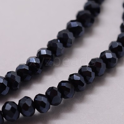 Electroplate Glass Bead Strands X-GLAA-K016-2x3mm-10PL-1