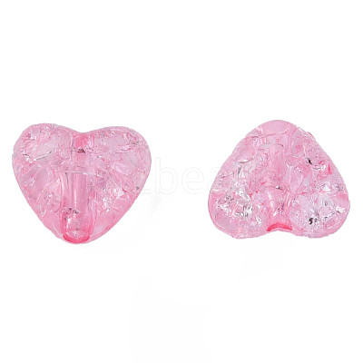 Transparent Crackle Acrylic Beads MACR-N006-14-A01-1